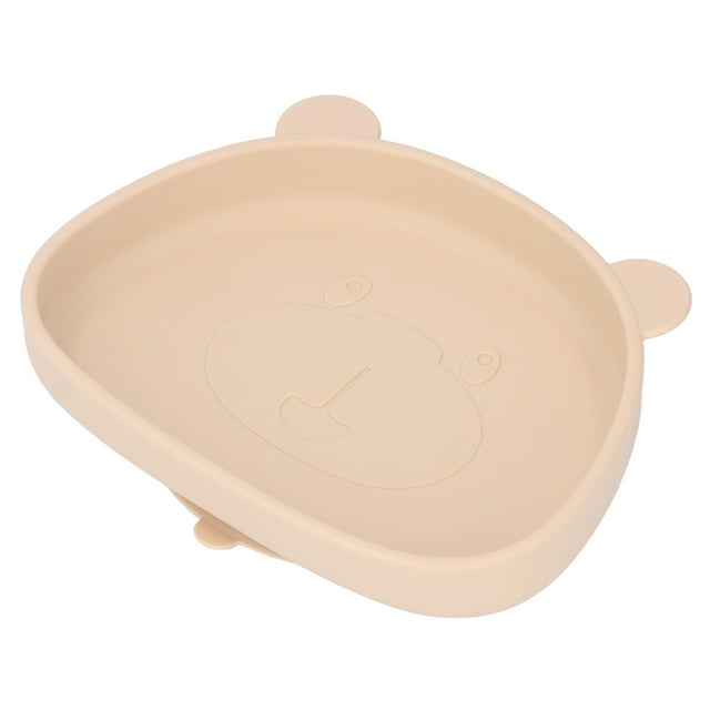 Silicone Toddler Feeding Plate,Baby Silicone Plate Panda Silicone Suction Toddler Plate Baby Suction Plate High-Intensity Output