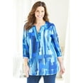 thumbnail image 3 of Catherines Women's Plus Size Petite Muse Pintuck Tunic, 3 of 4