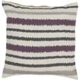 thumbnail image 3 of Surya Surya Pillows Area Rug AR101 Caviar/Hot Cocoa Stripes Lines 18" x 18" Square, 3 of 4