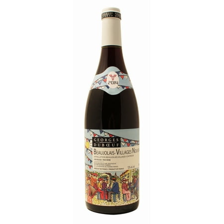 Georges Duboeuf Beaujolais-Villages Red Wine, 750 ml Glass Bottle, 15% ABV