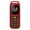 Red, variant on Huanledash BM25 Mini Phone GSM Multi-language LCD Screen Low Radiation Hanging Design Call Function with Button Keypad Double SIM Dual Standby Pocket Cellphone for Elderly