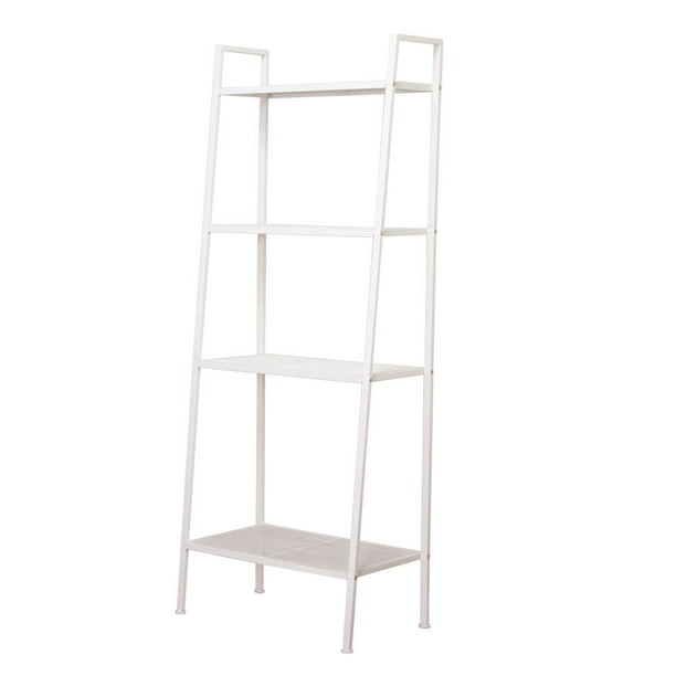 Ktaxon 4 Tier Bookcase Bookshelf Leaning Wall Shelf Rack Ladder Storage Furniture White Com - Ladder Wall Shelf White Ktaxon 4 Tier Bookcase Bookshelf Leaning Wall Shelf Rack Ladder Storage Furniture White Com - Ladder Wall Shelf White