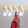 thumbnail image 4 of Wallet Hook Bag Rack Holder - Handbag Hook Organizer - In Wardrobe Rod Hooks to Store and Organize Wallets | Backpacks | Satchels | Cross | Totes (4, 4 of 4