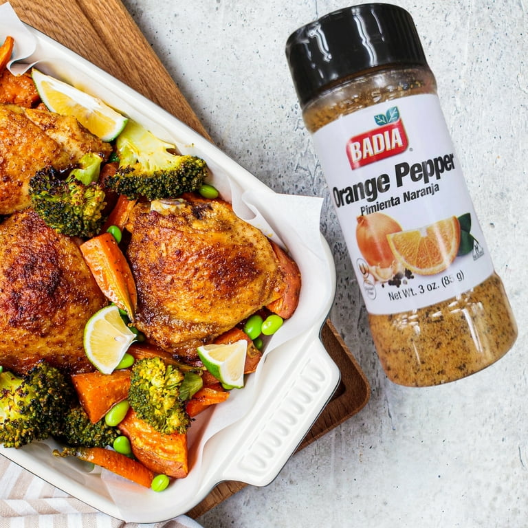Badia Orange Pepper Seasoning Powder, Sweet Tangy Citrus Flavor