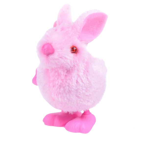 VANLOFE Plush Toy Aged 2  Pluh Bunny Toys Infant Child Stuffed Toys Hopping Wind Up Easter Gift