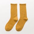 thumbnail image 1 of Calcetines de pila para mujer, estilo otoño e invierno, calcetines hasta media pantorrilla, calcetines retro Morandi para mujer, calcetines largos de color sólido a juego, 1 of 5
