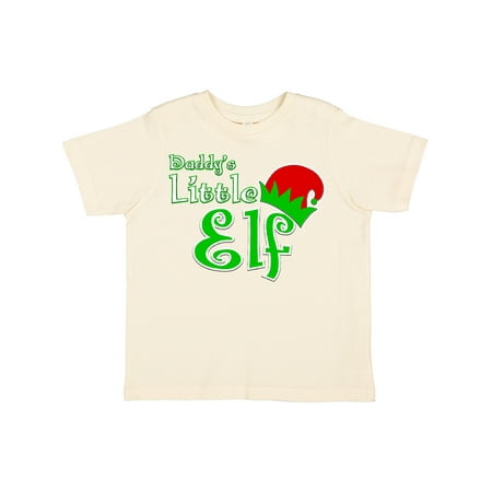 

Inktastic Daddy s Little Elf Boys or Girls Toddler T-Shirt