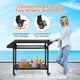 thumbnail image 2 of Yeshouse Carrito para parrilla de exterior con ruedas, mesa de cocina de 3 niveles, estantes y ganchos, soporte para horno de pizza, 2 of 8