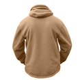 thumbnail image 4 of Futezty Winter for Men Outdoor Warm Inner Liner Fleece Cold Proof Solid Color Hooded Jacket, 4 of 4