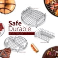 thumbnail image 3 of Mgaxyff Air Fryer Accessories Parts,6 in 1 Multifunctional Air Fryer Accessories Set Kit Parts Metal Holder Skewer Rack Cake Barrel,  Air Fryer Accessories Kit, 3 of 5