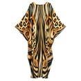 thumbnail image 6 of Women's Plus Size Kaftan Maxi Beach Dress Swimwear Cover up V Neck Caftan Loungewear Print Beachwear Vacation Outfit, 6 of 9