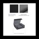 thumbnail image 2 of 1800+ Card Deck Case para Trading Cards, Magnetic Card Storage Box Top Side-Loading Deck Case Game Cards Box Negro+Gris, 2 of 7