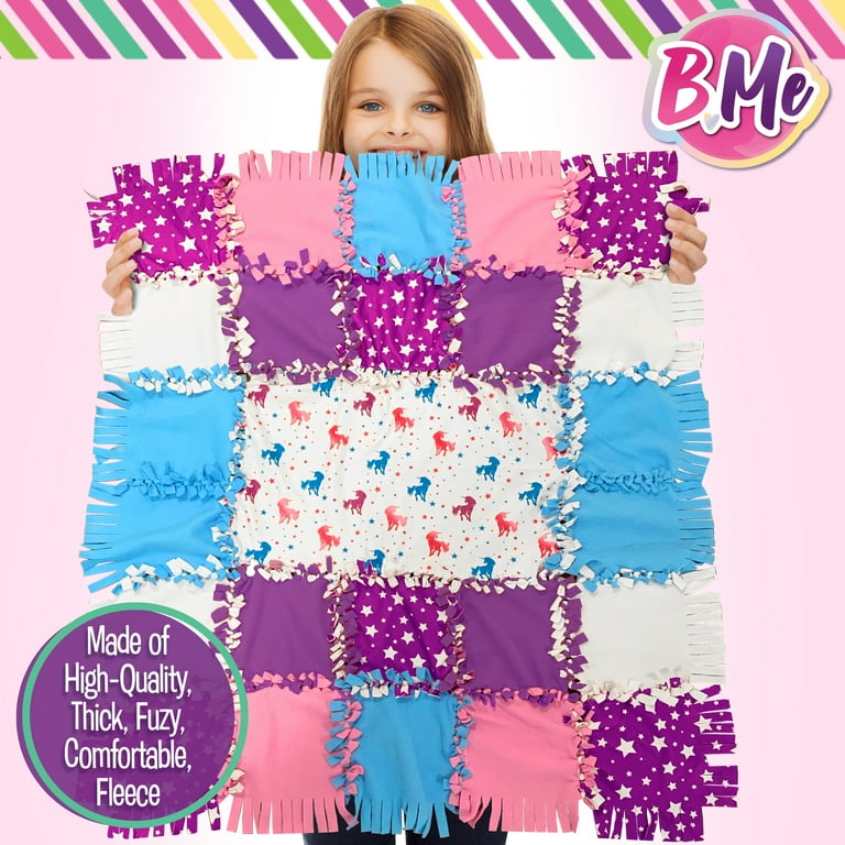 Safely Designed no sew fleece blanket kits For Fun And Learning