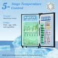 thumbnail image 4 of CONCETTA 3.2 cu. ft. Single Door Mini Refrigerator with Freezer, Adjustable Thermostat Control for Dorm, Office, Apartment, Black, 4 of 8