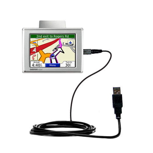 Classic Straight USB Cable suitable for the Garmin Nuvi 310 310T with Power Hot Sync and Charge Capabilities - Uses Gomadic TipExchange Technology -