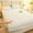 White, variant on VOAVEKE Queen Size Fitted Sheet, Fitted Sheets Full, 180x200cm 70x78 Inches Waterproof Bed Sheet Comfortable Soft Thickened Intercalated Breathable Washed Cotton Mattress Protective Cover