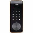 thumbnail image 1 of Alfred DB2-B Smart Door Lock Touchscreen Keypad Pin + Bluetooth + Key Entry in Gold, 1 of 1