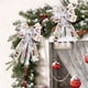 thumbnail image 1 of Seyotauo Crafts Fluff Bowknot Christmas Decorations-Handmade 13x10 Inch Nylon Spandex Bow Ornament & Gauze Ribbon, Christmas Tree Ornaments & Wrapping Decor for Indoor Outdoor Christmas Holiday Decor, 1 of 6