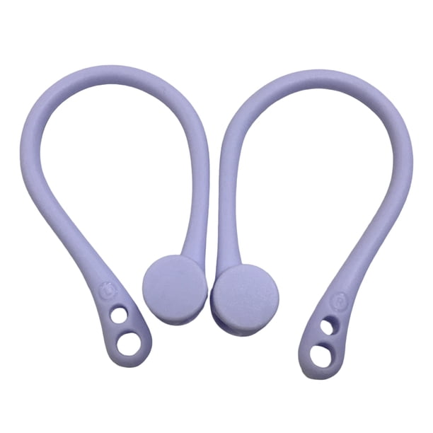Bearachild Mini auricular Anti-perdida Bluetooth Gancho Auriculares Bluetooth Anti-perdida Suspensión Auriculares inalámbricos Anti-caída Electrónica Violeta