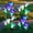4 PACK, variant on Outdoor Solar Lights Decorative LED Flowers - Pack of 4 Solar Lilies Patio Décor Purple & White Solar Powered Garden Decoration Lights -Backyard Lighting – Waterproof Lily Flower