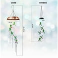thumbnail image 3 of Lanthium Stainless Steel Solar Hummingbird Wind Chimes Long Lasting Lithium Batt, 3 of 9