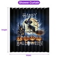 thumbnail image 5 of Happy Halloween Italian Greyhound Witch Pumpkins Bats Shower Curtain Greyhound Dog Lover Waterproof Bathroom Bathtub Curtain - 13012, 5 of 5
