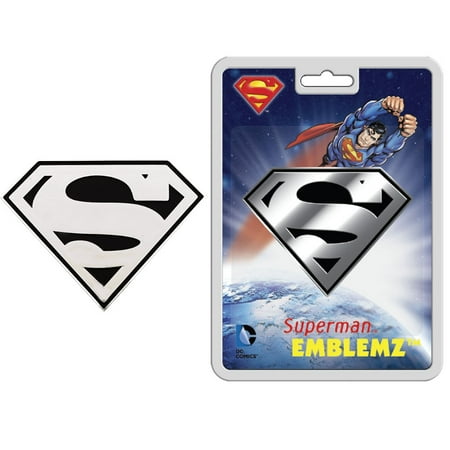 3d Chrome Car - 3D Chrome Emblem - Car Truck SUV Home Office - DC Comics - Superman - Shield