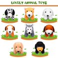thumbnail image 4 of Peluches Sumind Plush Pets, 13 cm, para niños, 8 unidades, 4 of 7