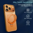 thumbnail image 3 of Entronix Bundle Compatible with iPhone 17 Pro — Magnetic Dual-Layer Phone Case & 2 Clear Screen Protector & 2 Camera Lens Protector, Anti-Drop 9H Easy Install, Orange, 3 of 8