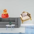 thumbnail image 2 of Adorno de cornucopia de tesoro festivo y modelo de sofá en miniatura para casa de muñecas, dormitorio, regalo de inauguración de la casa, muebles de s, 2 of 8