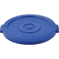 Global Industrial Plastic Trash Can Lid - 20 Gallon Blue