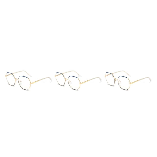 Gafas de lectura Qarigey Lentes anti-azules polígono cuadrado antirreflectante