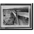 thumbnail image 2 of Historic Framed Print, Prado Dam, Spillway, Santa Ana River near junction of State Highways 71, Corona vicinity, Riverside County, CA - 14, 17-7/8" x 21-7/8", 2 of 9