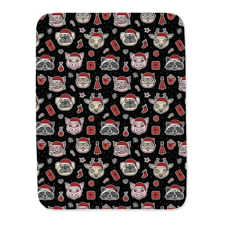 Cute Christmas Animals Blanket -Image by Shutterstock,