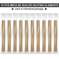 thumbnail image 4 of 10 Pcs Élément Chauffant de Scelleuse à Impulsion de 8 Pouces Service Pièces de Rechange Kit de Pièces de Réparation Bandes de Scelleuses Thermiques 2 mm Éléments de Remplacement, 4 of 7