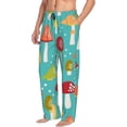 thumbnail image 5 of Cauagu Mushrooms Mens Pajama Pants Sleep & Lounge Pants,PJ Bottoms with Pockets-X-Large, 5 of 7