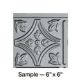 thumbnail image 1 of FASÄDE Traditional Style/Pattern 1 Decorative Vinyl Backsplash Panel in Argent Silver (6X6 Inch Sample), 1 of 4