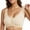 Beige, variant on oqasdz Womens Bras Comfortable wihtout Steel Ring Front Button Thin Plus Size Breathable Gathering Bra