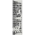thumbnail image 2 of Addison Rugs Chantille Indoor/Outdoor Transitional Holiday Gray Machine Washable Runner Rug, 2'3" x 7'6", 2 of 7