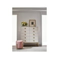 thumbnail image 2 of Maklaine Transitional styled Wood Ten Drawer Chest in White Finish, 2 of 3