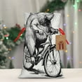 thumbnail image 5 of Kdxio Capybara Riding Bicycle Christmas Gift Bags, Birthday gift bags Xmas Presents Bags Holiday Gift Bags for Christmas Gifts, Weddings and Birthday-, 5 of 9