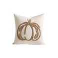 thumbnail image 2 of Fall Halloween Pumpkin Tufted Throw Pillow Cover Embroidered Decorative Cushion Cover Holiday Couch Sofa Bed Home Decor Pillowcase, 2 of 6