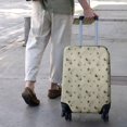 thumbnail image 3 of Beige Leaf Butterfly Pattern Luggage Cover Fashion Suitcase Cover Baggage Covers Fit 25-28 Inch Luggage (Go Travel), 3 of 5
