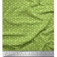 thumbnail image 1 of Soimoi Green Cotton Jersey Fabric Artistic Leaves Decor Fabric Printed Yard 58 Inch Wide, 1 of 3
