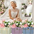 thumbnail image 3 of Paper Flower Bags for Bouquets, Flower Boxes for Arrangements, Paper Flower Gift Bags with Handles Florist Supplies for Weddings Mother's Day, 3 of 7