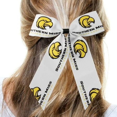 Southern Miss Golden Eagles Cheer Ponytail Hair Bow Walmart Com