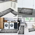 thumbnail image 5 of Kitchen Rugs and Mats Eat Laugh Live Rug for Kitchen Retro Waterproof Kitchen Mats Non-Slip Washable Kitchen Floor Mats for Dinner Room Entryway Sink Laundry Living Room Front Door, 5 of 5