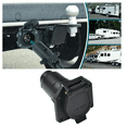 thumbnail image 7 of 7 Pin RV Blade Trailer Socket Trailer Wiring Harness Connector Heavy Duty 7 Way Vehicle Side Trailer Socket for Trailer, 7 of 7