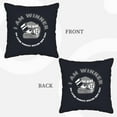 thumbnail image 7 of Velvet Decorative Throw Pillow Covers Set of 2, Soft Square Cushion Cover with Invisible Zipper Graffiti Racing Car Helmet Printing, 20"x20", 7 of 7