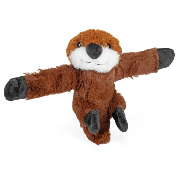 Wild Republic Huggers Otter Plush Toy, Slap Bracelet, Stuffed Animal, Kids Toys, 8 Inches